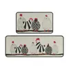 Fabricante transfronterizo de alfombrillas de cocina de terciopelo de cristal TEMU procesa alfombrillas de cocina impresas antideslizantes y alfombrillas absorbentes para el hogar