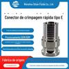 Conexão de pressão com fivela rápida tipo E com dentes fivela rápida sanitária cabeça macho para mangueira com dentes cabeça macho
