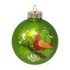 Bolas de Natal de Vidro Novas Transfronteiriças Enfeites para Árvore de Natal Bolas de Decoração de Natal Adesivos Aquáticos Presentes de Natal Bolas para Árvore de Natal