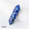 Columna de Cristal Natural Hecha a Medida de Fábrica Pilar de Doble Punta Conjunto de Piedras Preciosas de Colores Piedra Bruta de Cristal Piedra Bruta de Cristal Adorno Decorativo Pulido