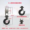 Remolque con gancho de componente de acero inoxidable 304, polea de elevación con cojinete, polea simple portante, polea móvil