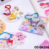 En stock Pegatina de Tarjeta Láser Goo Calcomanía de Dibujos Animados para Niños Calcomanía de Bono Creativa para Manualidades Goo Chuck Bolsa de Materiales para Diario Calcomanía