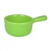 Prato pequeno de cerâmica para frutas e petiscos domésticos com alça, prato para temperos, restaurante, restaurante, sushi, molho de soja, prato para molho de hot pot
