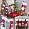 Decoraciones Navideñas Nuevas y Calientes Transfronterizas Calcetines Navideños Bordados Bolsa de Regalo Colgante de Decoración Navideña Venta al por Mayor