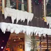 Enfeites de Escultura de Espuma de Natal Neve Pendurada Goteiras Pendurados na Porta Floco de Neve Artificial Decoração de Cena de Neve Escultura de Paisagismo Personalização