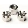 Enviado Directamente desde el Fabricante de Origen, Tuercas Finas Hexagonales Ranuradas de Acero Inoxidable 304 M6~M24 Tuercas Hexagonales Externas