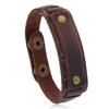 Venda Quente Transfronteiriça Nova Joia Criativa Simples Retrô Versátil Pulseira de Couro Vaca Comércio Exterior Europeu e Americano Pulseira Personalizada