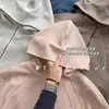 Série Scub Hoodie Feminino de Waffle de Modal com Zíper Curto para Esportes ao Ar Livre Casual Solto Jaqueta de Yoga
