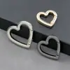 Aleación de Zinc Anillo de Resorte en Forma de Corazón Juguete Hebilla Colgante Accesorios para Joyería Equipaje Hebilla Metálica Abierta en Forma de Corazón Hebilla Especial en Forma de Corazón