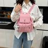 Mochila Coreana Nicho para Estudiante Universitario para Mujer 2025 Nueva Casual Ligera Mochila Pequeña Estilo Preppy Bolsa Escolar para Mujer