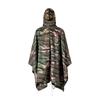 Poncho Impermeable Camuflaje Personalizado Tres en Uno Montañismo Multifuncional Exterior Poncho Impermeable Lona Toldo Esterilla de Suelo para Prevenir Lluvia Fuerte