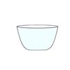 Tigela de Vidro Transparente para Uso Doméstico Resistente a Altas Temperaturas Salada Ovos Micro-ondas Especial Resistente ao Calor Tigela Grande para Sopa para Assar e Bacia