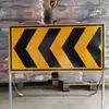 Señal de Advertencia de Obra Adelante, Señal de Recordatorio de Seguridad, Prohibido el Paso de Vehículos por Zona de Obra Señal, Plegable para Reducir Velocidad