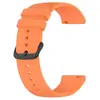 Para Samsung Galaxy Watch6 Pulseira de Silicone 20mm/22mm Cauda Redonda Cabeça Plana Pulseira de Relógio Universal