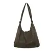 Bolso Tote Informal Japonés Nuevo de Invierno con Estampado de Leopardo Perezoso para Mujeres Estudiantes Versátil para la Escuela y para Viajar Bolso Cruzado