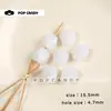 Accesorios de Cuentas de Resina con Agujero Grande para Pantalones, Colgantes para Zapatos y Sombreros, Llaveros, Collares, Materiales Hechos a Mano para DIY con Agujeros Rectos