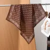 Bufanda de seda de espiga vintage para mujer, adecuada para primavera y otoño, pañuelo cuadrado pequeño, bufanda elegante para cuello de camisa, bufanda para cuello de traje, faja de cintura de moda y chal