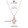 Joyería Aitong, Diseño Exquisito, Collar Deslumbrante, Collar de Moda y de Alta Gama, Collar Fresco de Nicho para el Trabajo