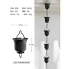 Cadena de lluvia para patio, cadena desviadora de agua para villa, drenaje de aleros, campana de lluvia, gota de lluvia, campana de lluvia para exteriores, cadena de lluvia japonesa, desviación de agua de templo.