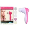 Venta al por mayor de limpiador facial eléctrico cinco en uno, instrumento de belleza, instrumento de lavado facial, instrumento de masaje facial, instrumento de limpieza de poros.