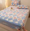 Cubierta de Cama de Felpa Gruesa de Doble Cara Pieza Única Invierno para Cama Infantil Copo de Nieve Terciopelo Protector de Colchón Cubierta de Colchón para Dormitorio de Estudiante
