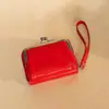 Nova Moda Feminina Porta-Moedas Porta-Cartões Transfronteiriço Bolsa com Fecho de Zíper Múltiplos Compartimentos para Cartões Carteira Retrô Porta-Moedas Retrô