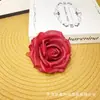 Cabeza Pequeña de Rosa Feliz Flor Artificial Material para Manualidades Arreglo Floral de Fondo de Boda Decoración de Caja de Regalo Flor Artificial al por Mayor