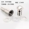 Fregadero desagüe unido acero inoxidable 304 tapa desagüe lavabo tubería desagüe accesorios lavabo fabricantes venta al por mayor