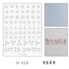 Nuevas Pegatinas Transparentes Caladas para Uñas Degradadas con Pintura en Spray Difuminada y Calcomanías de Mariposas con Destellos