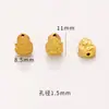 Accesorios Dorados Chapados que Conservan el Color Joyería DIY Mariposa Dorada Antigua Calabaza Cuentas Espaciadoras Hilo para Pulseras Tejer Materiales para Abalorios
