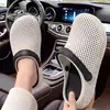 Sandalias perforadas con textura de panal para hombre, nuevo modelo popular, transpirables, adecuadas para uso en exteriores, conducir, actividades acuáticas, sandalias de playa antideslizantes