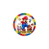 Platos de Papel para Fiesta de Cumpleaños de Mario, Servilletas de Papel, Manteles, Set de Fiesta Temática de Juegos de Mario Más Vendido en Amazon