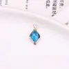 Accesorios para joyería DIY transfronterizos colgante de gota de agua con diamante chapado en oro de cobre collar pendientes pulsera colgante materiales de decoración para ropa