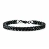 El más vendido en Europa y América, cadena reversible de doble fila de acero inoxidable para hombre, punk, nicho, hip-hop, audaz, pulsera de cadena cubana de acero de titanio