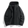 Chaqueta funcional 3 en 1 para mujer para exteriores, chaqueta a prueba de viento e impermeable estilo montaña para hombre para senderismo y actividades al aire libre