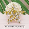 Cor de cinco pontas estrela strass colar hot melt resina adesiva diagrama de perfuração de ferro DIY saco de sapato de roupas decoração diagrama de perfuração de ferro atacado