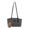 Tendencia transfronteriza bolso de cubo de mano fresco para mujer 2026 otoño nuevo lunares bloques de color bolso de un solo hombro bolso para el hombro para el trabajo