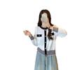 Exportação real tiro plus size japonês e coreano contraste cor malha cardigan feminino outono e inverno novo all-match gola redonda maré cor suéter maré