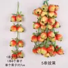 Modelo de Atrezo Colgante de Cuerda de Verduras Simulación Granos Maíz Chile Rojo Colgante Adorno Colgante de Casa de Campo Decoración