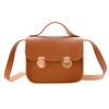 Bolsito pequeño para niños estilo coreano, moderno, retro de PU, cuadrado pequeño, para salir con ropa infantil de niña, mini monedero para niña
