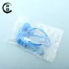 Tapones para los oídos para nadar al por mayor tapones para los oídos de silicona en espiral tapones para los oídos impermeables para nadar traje con clip para la nariz tapones para los oídos nuevos mejorados fábrica