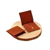 Bolsa de Almacenamiento para Joyería de Microfibra Engrosada de Alta Gama, Fabricación Artesanal en Pequeñas Cantidades, con Tapa abatible, Bolsa de Embalaje para Joyería de Terciopelo por Ambos Lados