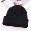 Chapéu chapéu de lã de inverno feminino na moda Coreia do Sul engrossado rua ao ar livre quente estilo coreano casal simples chapéu de malha outono e inverno
