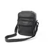 Riñonera Versátil de Cuero Genuino para Hombre, Bolso Cruzado para Hombro, Bolso de Mano, Elegante Maletín de Negocios, Mochila Casual de Piel de Vaca