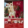 ¡Guau, Decoraciones de Compromiso Hechas a Medida para el Hogar de la Novia, Juego Completo de Decoraciones de Mesa de Alta Gama, Elegante Fondo Estilo Hotel