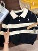 Novedades Primavera 2026 Suéter Rayado Elegante para Niños con Cuello, Suéter Casual para Niños y Niñas, Camisa Polo
