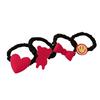 Estilo Coreano Oso Rojo Cuerda para el Cabello Accesorios para el Cabello Lazo Cara Sonriente Amor Banda de Goma Bola de Pelo Cabeza Nueva Moda Accesorios para el Cabello