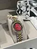 Reloj Vivian Nuevo Estilo Esfera Rosa Emperatriz Reloj para Mujer Reloj Azul Hielo Triturado Morado Fruta del Dragón Blanco Luz de Luna Reloj de Pulsera