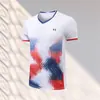 Novos Uniformes de Badminton para Homens e Mulheres, Tops de Manga Curta, Uniformes de Competição de Tênis, Roupas Esportivas de Secagem Rápida para Estudantes e Crianças, Respirável 4069