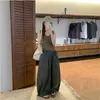 Pantalones Casuales de Pierna Ancha con Cintura Alta y Cordón para Mujer, Diseño Holgado y Sencillo, Pantalones de Trabajo, Nuevo Estilo Otoño 2026